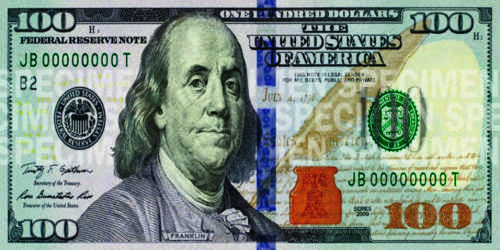 Конверт для денег 100 USD Алхат