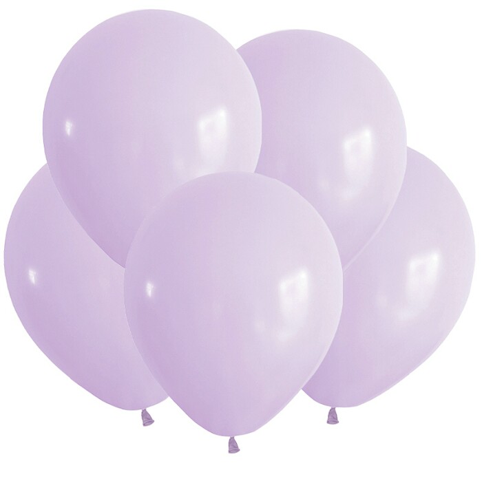 Шар латекс без рисунка 12" ВП пастель макарунс Сиреневый (100шт)