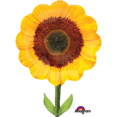 Шар фольга фигура Подсолнух 29" 73см An