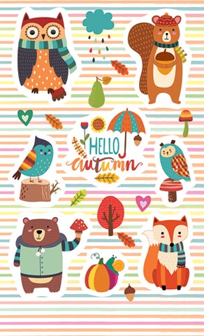 Наклейка 9,8х15,9см (20шт)