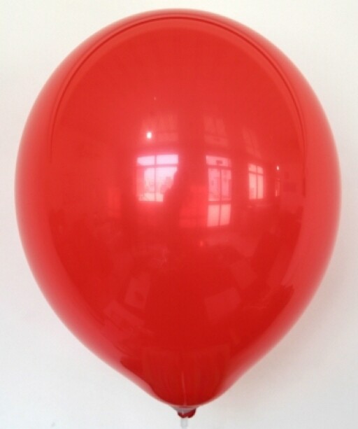 Шар латекс без рисунка 18''ЗБ S52 Красный стандарт (25шт)