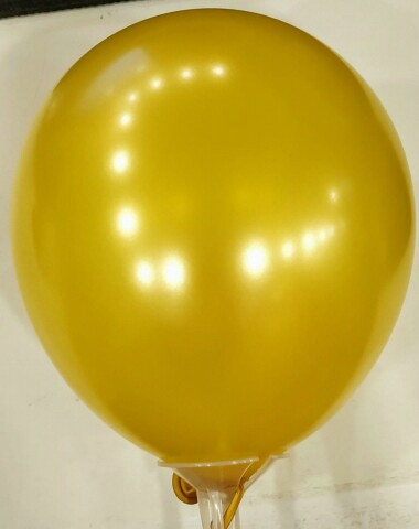 Шар латекс без рисунка 12" ЗБ M37 металлик Золото (50шт)