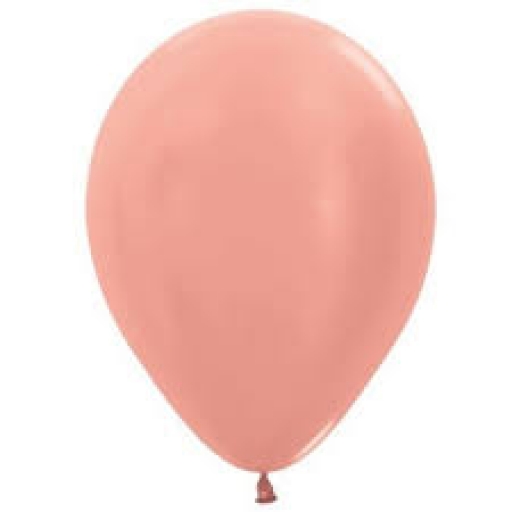Шар латекс без рисунка 12" ЗБ M70 Розовое золото металлик (25 50шт)