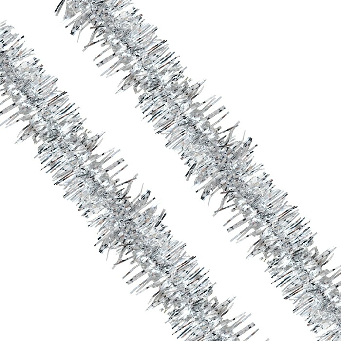 Мишура Серебро классика 2мх6см