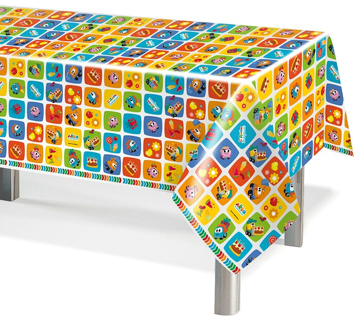 Скатерть ПЭТ 137х183см Грузовичок Лева