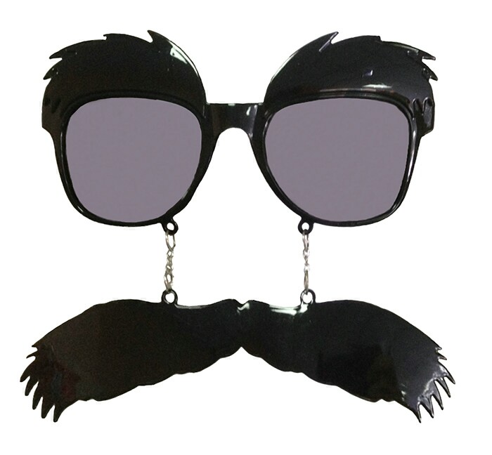 Очки карнавальные с усами Мистер 15,5х13,5см