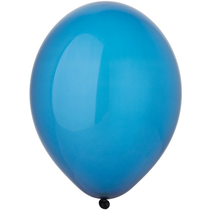 Шар латекс без рисунка 14" Bb B105 033 кристалл Экстра Blue