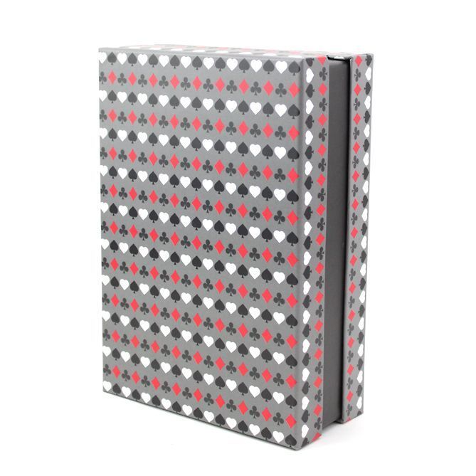 Коробка прямоугольник Игральные карты 22,5х15,5х7,5см /БР