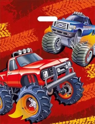 Пакет пэ с вырубной ручкой Машинки 56-008-00ИмП