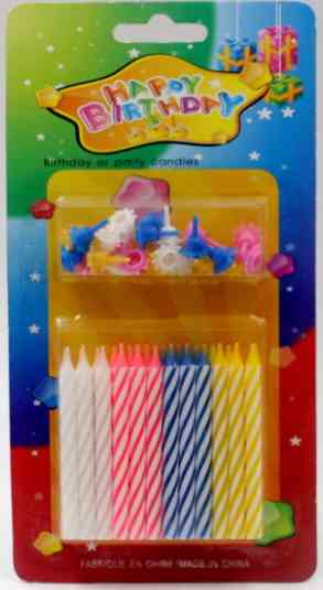 Свечи набор Ассорти (уп24+24) 0-06 АА