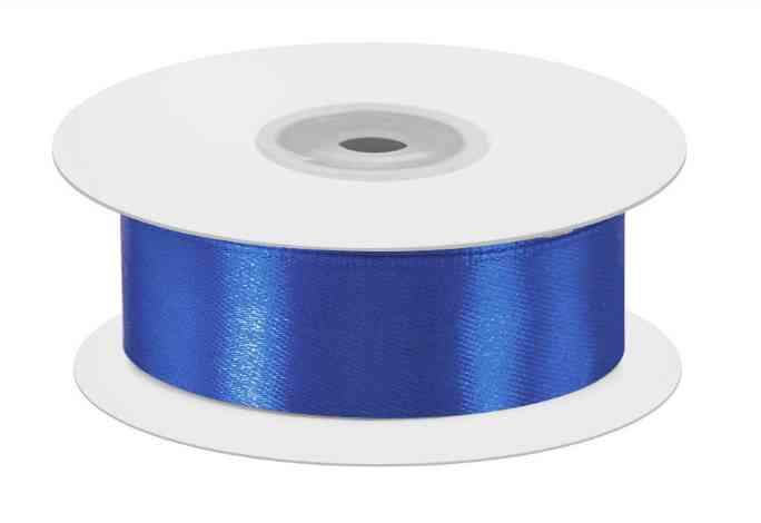 Лента атласная Синий 12х22,85м