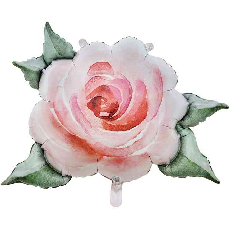 Шар фольга фигура Роза акварель 32" 82смВЗ