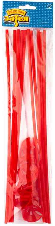 Набор палочки и розетки для шаров Красный (уп10)ВЗ
