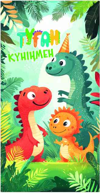 Конверт для денег Туған Күніңмен Алхат