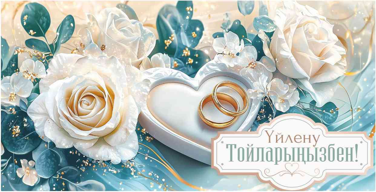Конверт для денег Үйлену Тойларыңызбен!