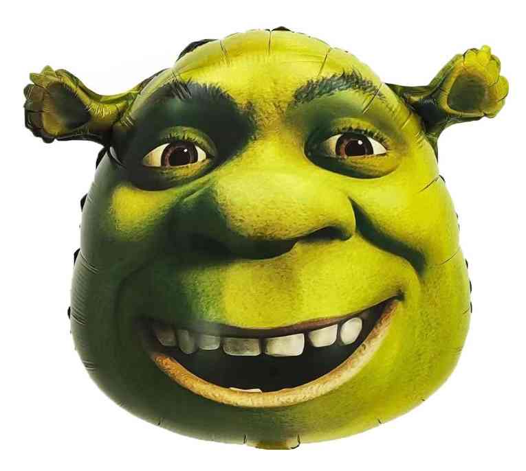 Шар фольга фигура Зеленый Огр Шрек 21" 53см FL