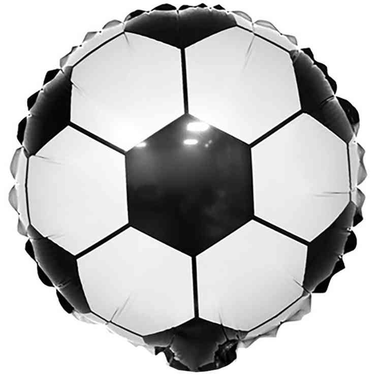 Шар фольга с рисунком 18" ВЗ круг Мяч футбольный