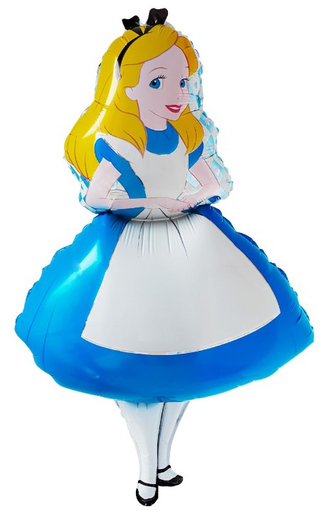 Шар фольга фигура Девочка Алиса 42" 107смFL
