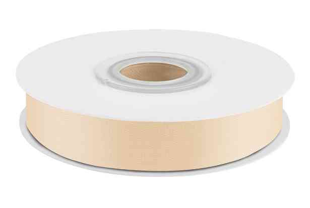 Лента атлас 12х22,85м Белое золото