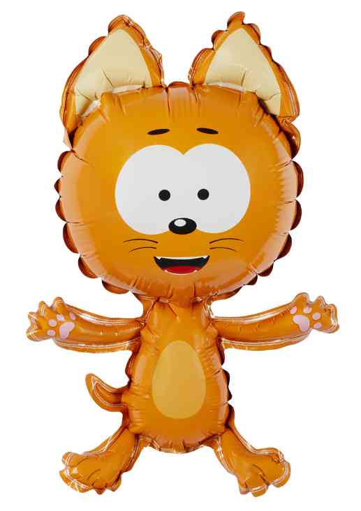 Шар фольга мини с клапаном Котенок Котэ 17" 43см FL