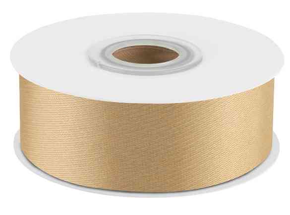 Лента атлас 25х22,85м Золото