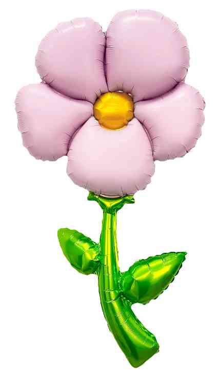 Шар фольга фигура Цветок Розовый (воздух) 43" 109см FL