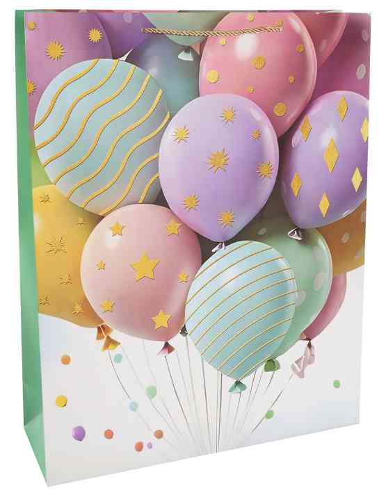 Пакет бумажный XXL 50х72см Множество шаров Дизайн №1 ДБ