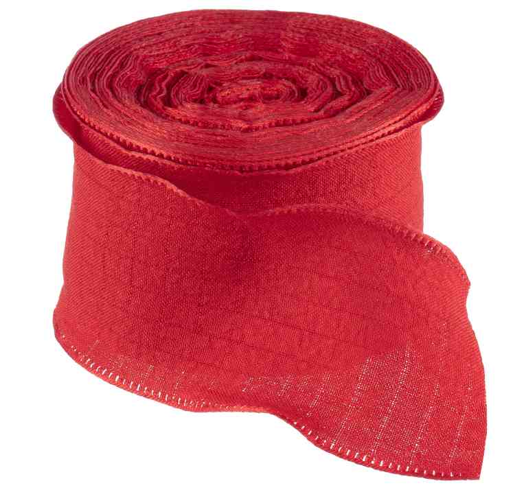 Лента тканевая 4х9,14м Нежная волна Красный ДБ