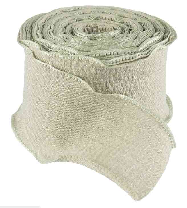 Лента тканевая 4х9,14м Нежная волна Авокадо ДБ