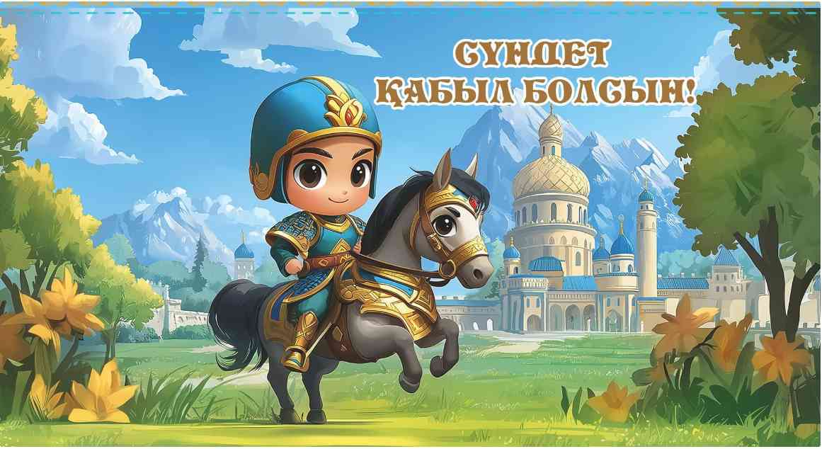 Конверт для денег Алхат СҮНДЕТ ҚАБЫЛ БОЛСЫН