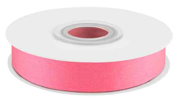 Лента атласная 1,2х22,85м Ярко-розовый
