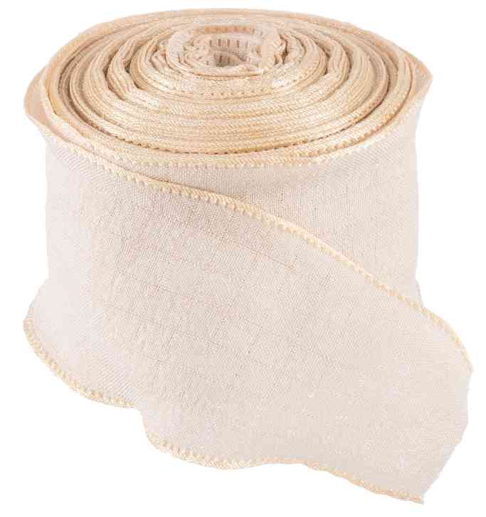 Лента тканевая 4х9,14м Нежная волна Кремовый ДБ