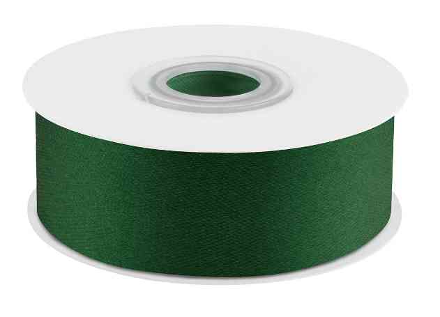 Лента атласная 25х22,85м Темно-зеленый