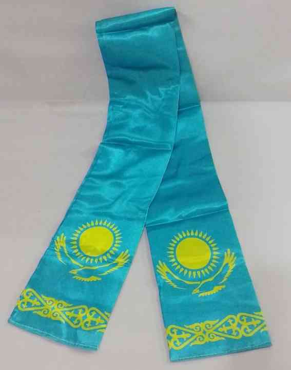 Сувенир Шарф атласный Казахстан 123смАА