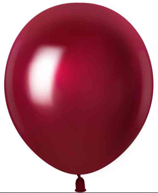 Шар латекс без рисунка 12" 512 металлик Бургундия (100шт)