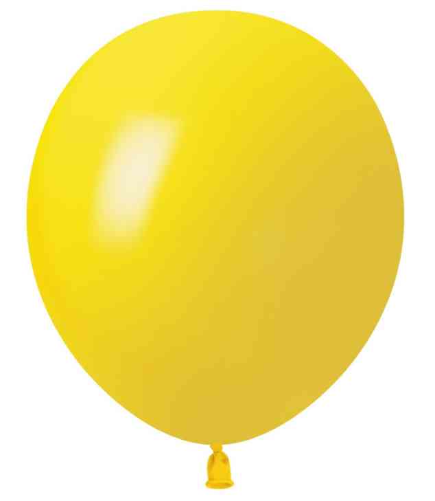 Шар латекс без рисунка 12" 512 пастель Желтый (100шт)