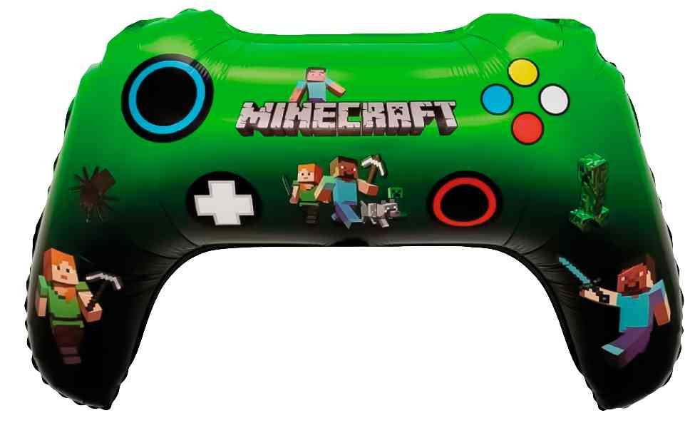 Шар фольга фигура Геймпад Пиксели 27" 66см FL (упак)