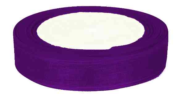 Лента органза 2,5х22,85см Фиолетовый ДБ