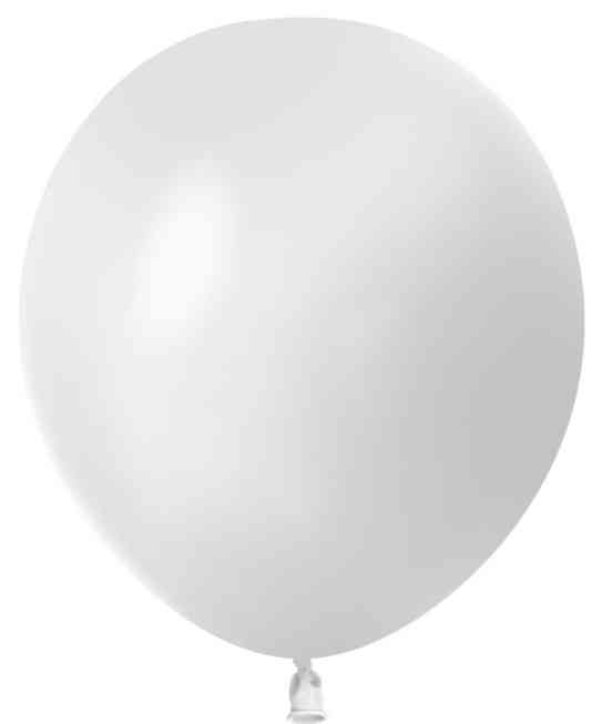 Шар латекс без рисунка 18" 512 пастель Белый (10шт)