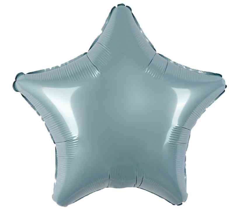 Шар фольга без рисунка 18"AG звезда пастель Утренний туман Бохо 1204-1646