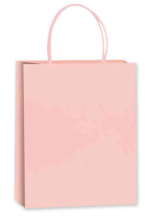 Пакет Крафт 120гр S 12х15см Светло-розовый