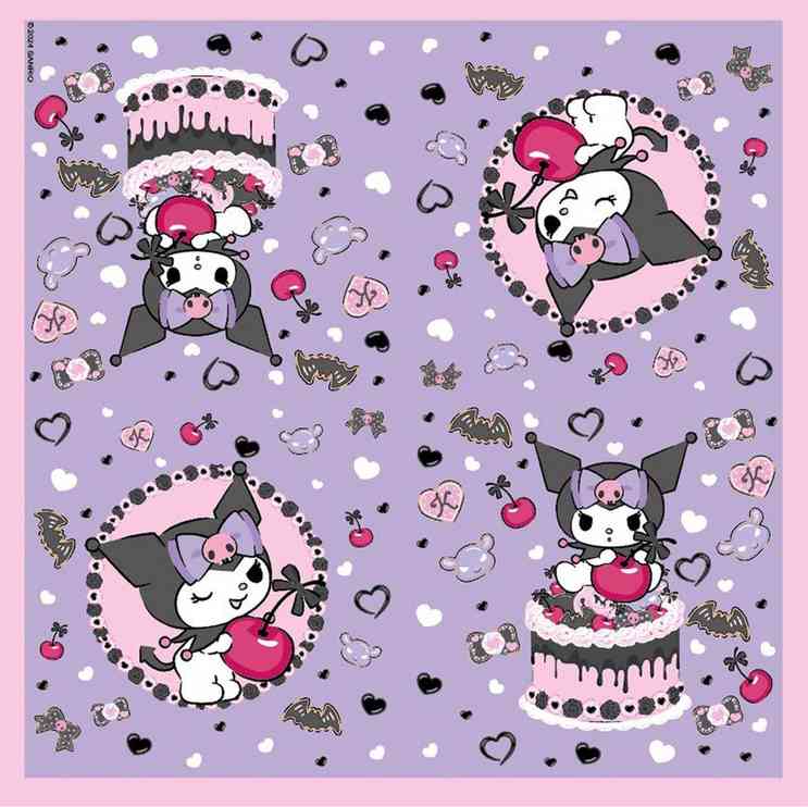 Салфетки бумажные 33 см, 20 шт. Kuromi