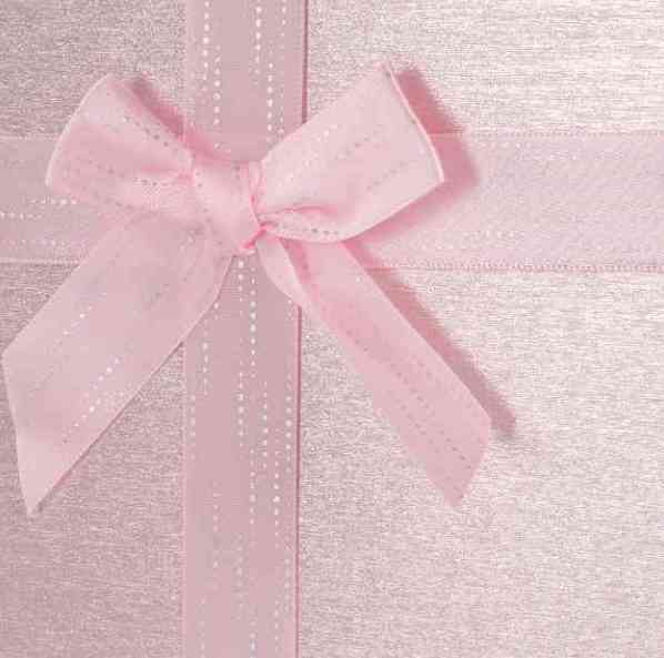 Коробка Прямоугольник 21х14х8см Чудесный подарок Нежно-розовый ДБ