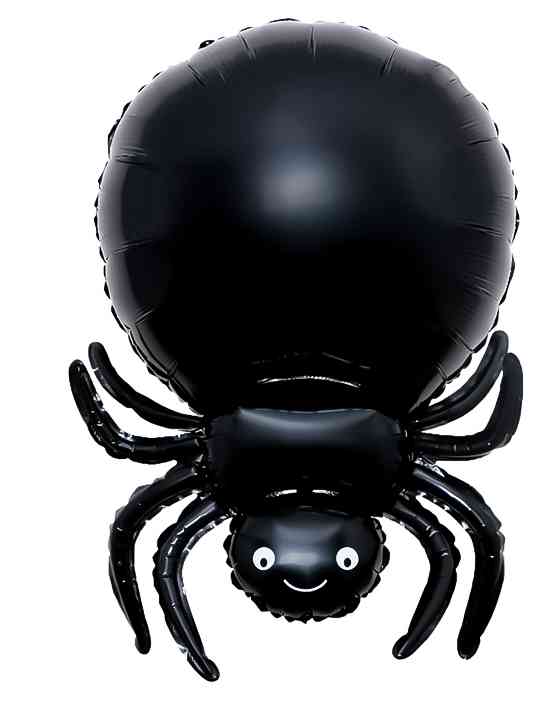 Шар фольга фигура Паук Черный 32" 81см FL (упак)