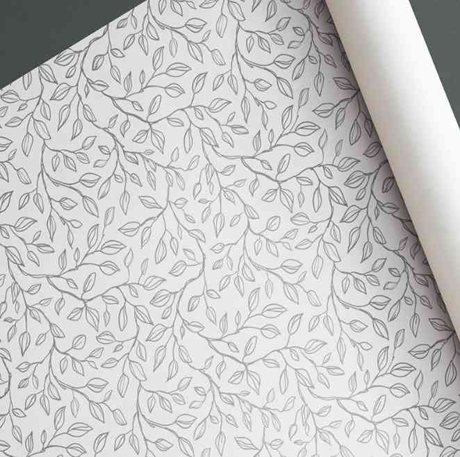 Бумага лист 70х100см Цветочный орнамент Симфония