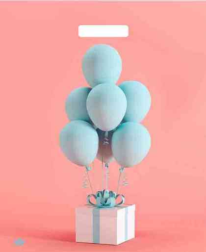 Пакет пэ с вырубной ручкой 45х38см Воздушный сюрприз ТИКО