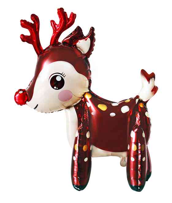 Шар фольга фигура AIR Милый олень 50" 127смFL (упак)