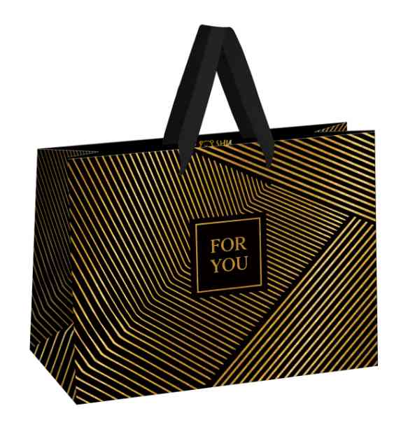 Пакет подарочный 33*42 см Strict lines