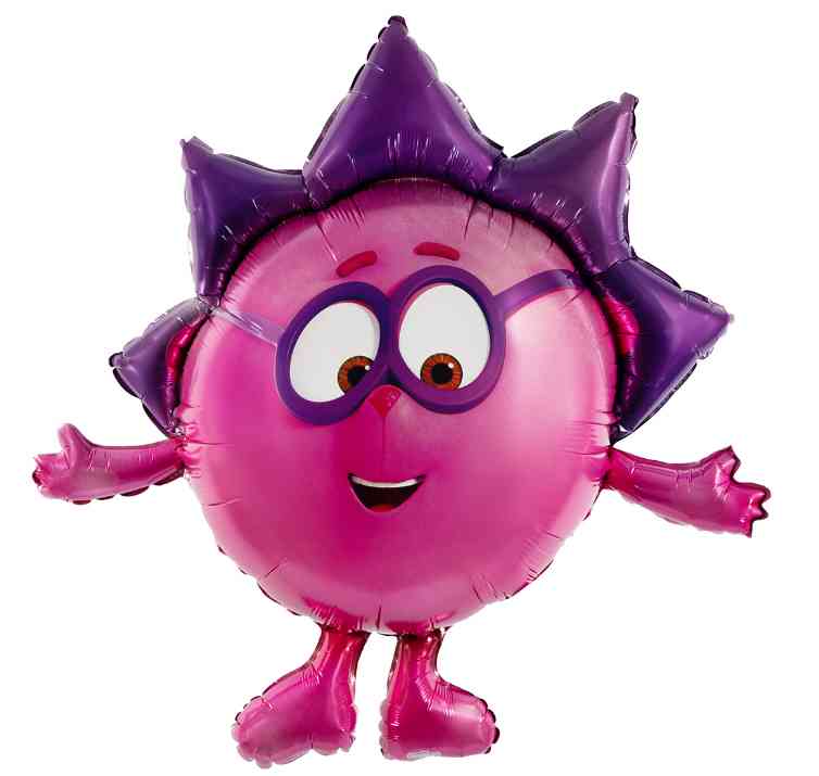 Шар фольга фигура Смешарики Ежик 38" 97см FL (упак)