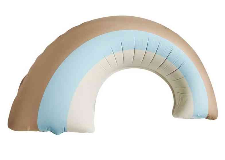 Шар фольга фигура Радуга Голубой Сатин 32" 81см FL (упак)